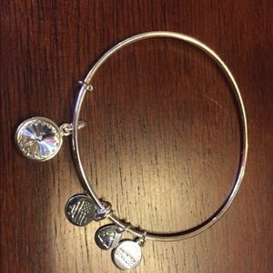 Alex and Ani april birthstone bracelet
